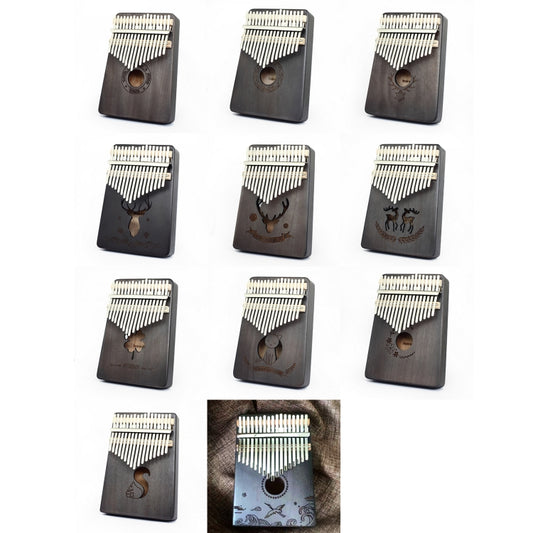 Wooden Portable Thumb Piano(Classic Deer) - Keyboard Accessories by buy2fix | Online Shopping UK | buy2fix