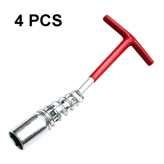 4 PCS Car Spark Plug Sleeve Wrench Universal Car Disassembly Tool, Style: 21mm Short - Hand Tool Sets by buy2fix | Online Shopping UK | buy2fix