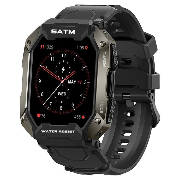 SATM M1 Outdoor Waterproof Bluetooth Smart Watch(Black) - Smart Watches by buy2fix | Online Shopping UK | buy2fix