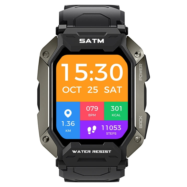 SATM M1 Outdoor Waterproof Bluetooth Smart Watch(Black) - Smart Watches by buy2fix | Online Shopping UK | buy2fix