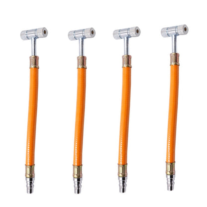 4 PCS Tire Double-head Air Nozzle Car Motorcycle Bicycle Air Nozzle(T-shaped Hose) - Other Tools by buy2fix | Online Shopping UK | buy2fix