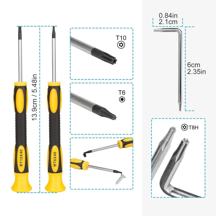 17 In 1 Game Console Repair Screwdriver Tool Set For NS Switch, Series: 17 In 1 (2) - Switch Spare Parts by buy2fix | Online Shopping UK | buy2fix