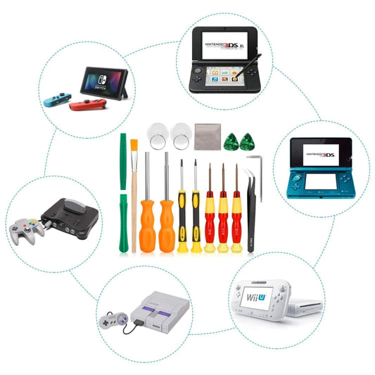17 In 1 Game Console Repair Screwdriver Tool Set For NS Switch, Series: 17 In 1 (3) - Switch Spare Parts by buy2fix | Online Shopping UK | buy2fix