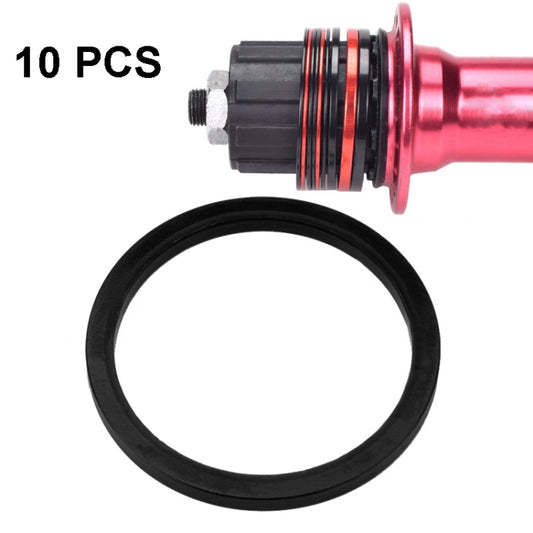 10 PCS FMFXTR Bicycle BB Middle Shaft Flying Wheel Cushion, Thickness: 2.5mm (Black) - Cap Component by FMFXTR | Online Shopping UK | buy2fix