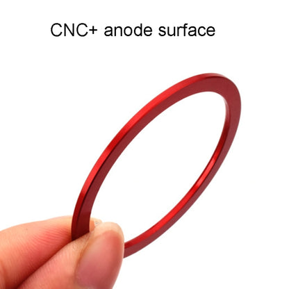 10 PCS FMFXTR Bicycle BB Middle Shaft Flying Wheel Cushion, Thickness: 1.5mm (Red) by FMFXTR