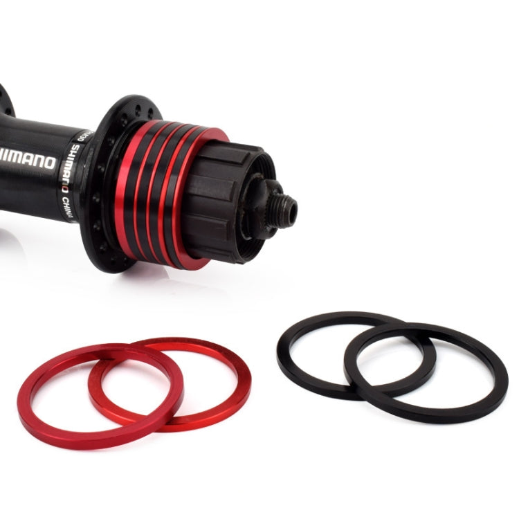 10 PCS FMFXTR Bicycle BB Middle Shaft Flying Wheel Cushion, Thickness: 1.5mm (Red) by FMFXTR