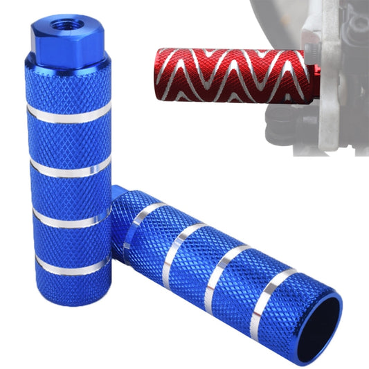 FMFXTR Bicycle Back Seat Foot Pedal Universal Back Rear Post, Color: Blue Large Hole Long - Pedals by FMFXTR | Online Shopping UK | buy2fix