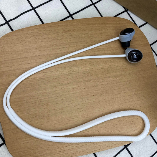 2 PCS Bluetooth Earphone Silicone Anti-Lost Cord For Samsung Glaxy Buds Pro(White) - Anti-lost & Holder by buy2fix | Online Shopping UK | buy2fix