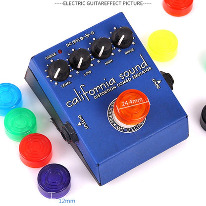 10 PCS JT1808 Electric Guitar Tuner Pedal Cap(Red) - Guitar Tuner Accessories by buy2fix | Online Shopping UK | buy2fix