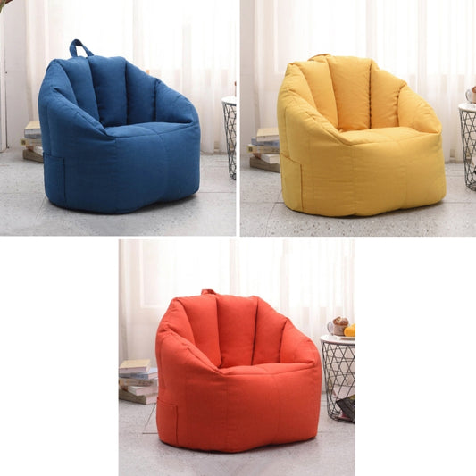 Cotton Lazy Sofa Removable And Washable Cloth Cover(Royal Blue) - Sofa Covers & Chair Covers by buy2fix | Online Shopping UK | buy2fix