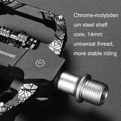 A Pair WEST BIKING YP0802086 Mountain Bike Aluminum Bearing Pedals(Black) - Pedals by WEST BIKING | Online Shopping UK | buy2fix