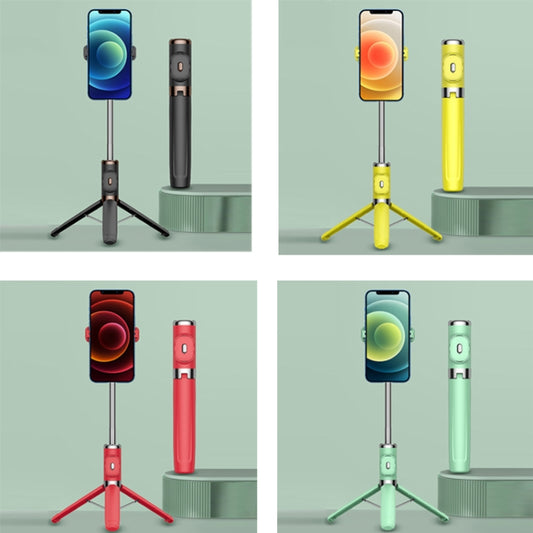 Integrated Reinforcement Keel Live Desktop Bluetooth Mobile Selfie Stick(Youth Green) - Selfie Sticks by buy2fix | Online Shopping UK | buy2fix