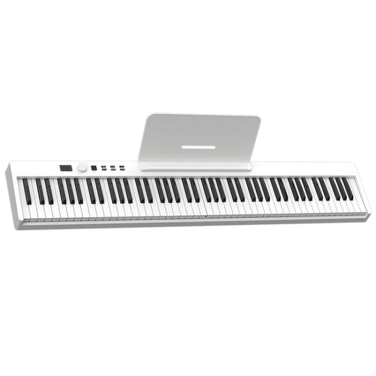 88-Key Portable Smart Folding Electric Piano, EU Plug(PJ88C White)