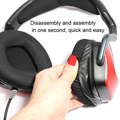 2 PCS Replacement Earpads for Corsair Void Pro Elite,Style: Black Grid - Earmuff & Pad by buy2fix | Online Shopping UK | buy2fix