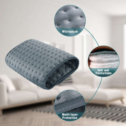 Smart Machine Washable Physiotherapy Heating Pad, Plug Specifications: US Plug(Grey) - Electric Blankets by buy2fix | Online Shopping UK | buy2fix