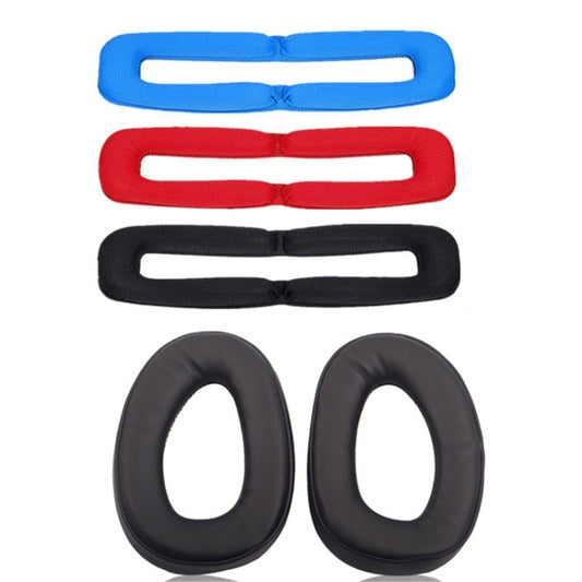 2 PCS Headphone Sleeve Cover for Sennheiser GSP300 GSP370 GSP350,Style: Protein Skin - Earmuff & Pad by buy2fix | Online Shopping UK | buy2fix