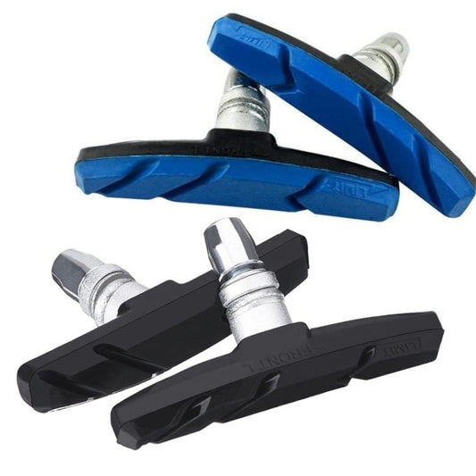 2 Pairs Silent V-brake Bicycle Brake Shoes, Color: Black - Bicycle Brake Parts by buy2fix | Online Shopping UK | buy2fix