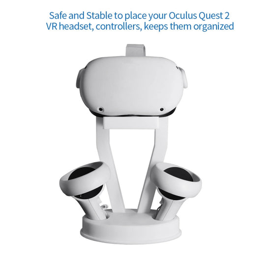 JYS-OC002 VR Bracket Desktop Storage Rack For Oculus Quest 2(White) - VR Accessories by buy2fix | Online Shopping UK | buy2fix
