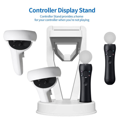 JYS-OC002 VR Bracket Desktop Storage Rack For Oculus Quest 2(White) - VR Accessories by buy2fix | Online Shopping UK | buy2fix