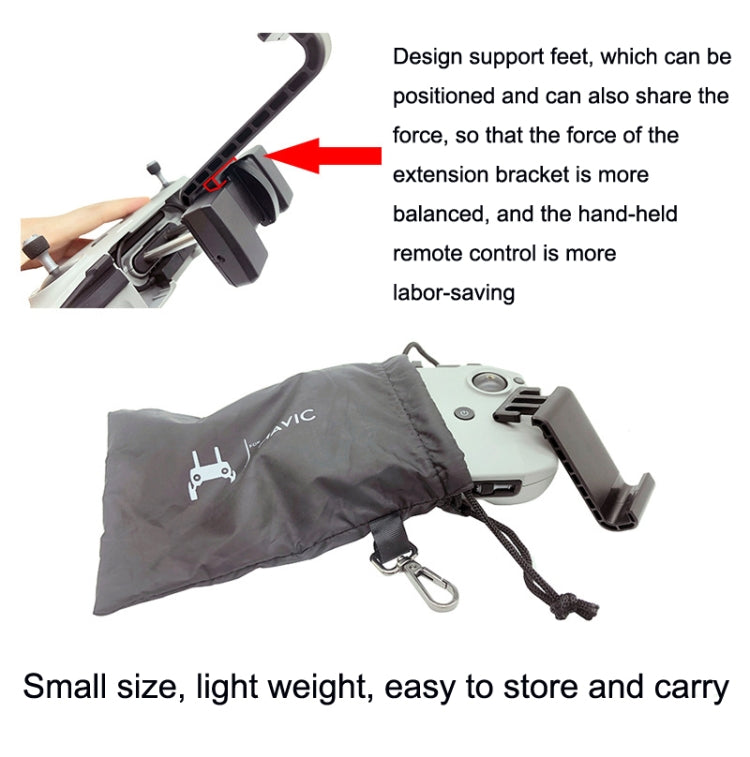 Remote Control Tablet Extension Bracket For DJI Mavic 3 / Air 2 / Air 2S / Mini 2, Style: Small - Holder Series by buy2fix | Online Shopping UK | buy2fix