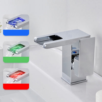 Smart Color-changing Temperature Recognition Faucet, Specification: A Style - Faucets & Accessories by buy2fix | Online Shopping UK | buy2fix