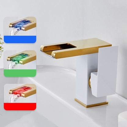 Smart Color-changing Temperature Recognition Faucet, Specification: E Style - Faucets & Accessories by buy2fix | Online Shopping UK | buy2fix