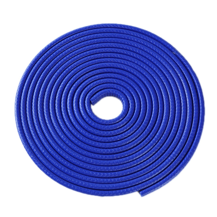 5m U-shaped Non-stick Car Rubber Seal Bumper(Blue) by buy2fix