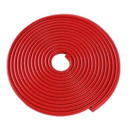 5m U-shaped Non-stick Car Rubber Seal Bumper(Red) by buy2fix