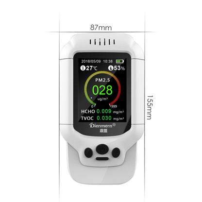 DM502 Formaldehyde TVOC Detector PM2.5 Dust Tester - Air & Water Quality Tester by buy2fix | Online Shopping UK | buy2fix