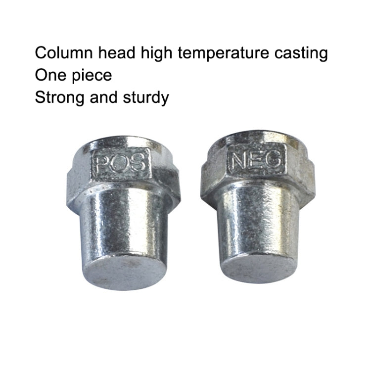 3 Pairs Car Battery Pile Header Circular Column Battery Maintenance Modification Accessories - Booster Cable & Clip by buy2fix | Online Shopping UK | buy2fix