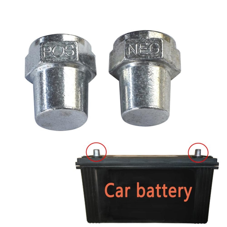 3 Pairs Car Battery Pile Header Circular Column Battery Maintenance Modification Accessories - Booster Cable & Clip by buy2fix | Online Shopping UK | buy2fix