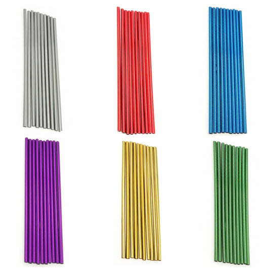 10pcs/pack Car Air Conditioner Vent U-Shaped Electroplating Decorative Strip(Plating Red) - Car Interior Mouldings by buy2fix | Online Shopping UK | buy2fix