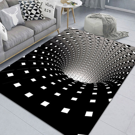 3D Geometric Stereo Trap Vision Living Room Bedroom Carpet, Size: 60x90cm(Rectangular Visual H) - Mats by buy2fix | Online Shopping UK | buy2fix
