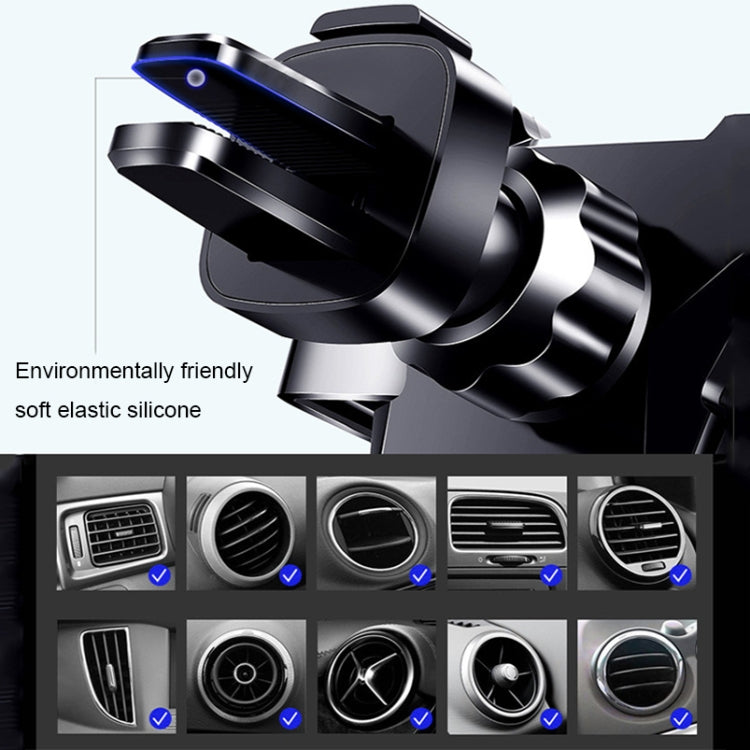 Universal Metal Gravity Car Phone Holder(Gold) - Universal Car Holders by buy2fix | Online Shopping UK | buy2fix