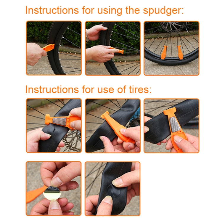 Multifunctional Bicycle Tire Changing Tool, Color: Orange - Maintenance tools by buy2fix | Online Shopping UK | buy2fix