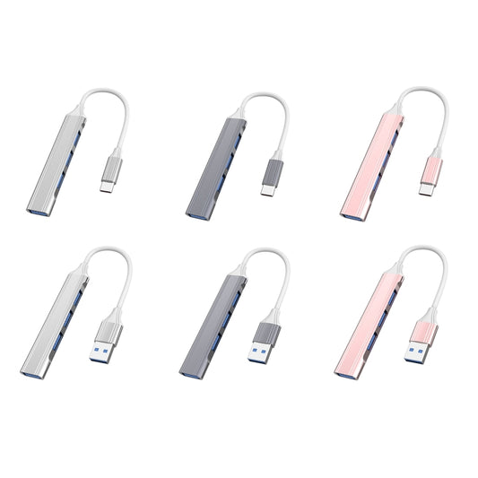 4 in 1 Mini Multifunctional Expanded Docking, Spec: Type-C/USB-C 3.0 (Gray) - USB 3.0 HUB by buy2fix | Online Shopping UK | buy2fix