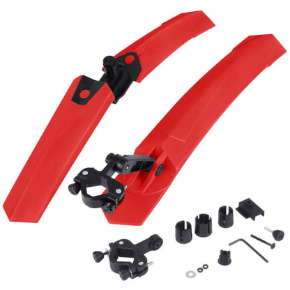 2632 Bicycle Quick Release Mudguards, Style: Ordinary (Red) by buy2fix