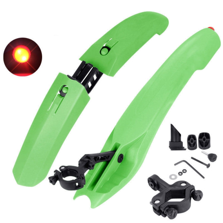2632 Bicycle Quick Release Mudguards, Style: Widened (Green) by buy2fix