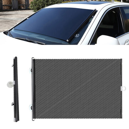 Suction Cup Car Shade Curtain Window Telescopic Roller Blind, Size: 40x125cm Black Mesh - Sound & Heat Insulation Cotton by buy2fix | Online Shopping UK | buy2fix