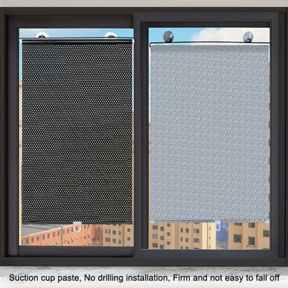 Suction Cup Car Shade Curtain Window Telescopic Roller Blind, Size: 40x125cm Black Mesh - Sound & Heat Insulation Cotton by buy2fix | Online Shopping UK | buy2fix