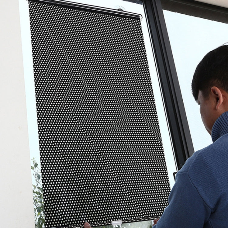 Suction Cup Car Shade Curtain Window Telescopic Roller Blind, Size: 40x125cm Silver Lyser - Sound & Heat Insulation Cotton by buy2fix | Online Shopping UK | buy2fix