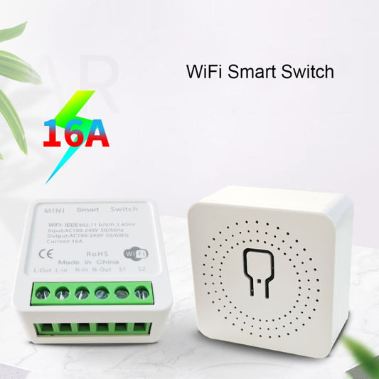 003 WiFi App Remote Voice Control Smart Switch(WiFi+Bluetooth Dual-mode 16A) - Smart Switch by buy2fix | Online Shopping UK | buy2fix