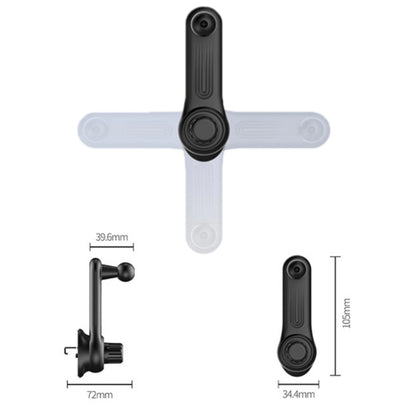 5 PCS Car Hook Mobile Phone Holder Clip Wireless Charging Base Accessories, Size: 17mm Ball Head - Universal Car Holders by buy2fix | Online Shopping UK | buy2fix