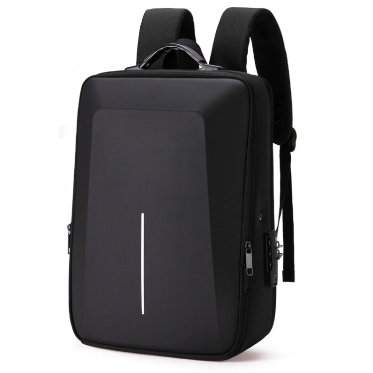 Hard Shell Backpack Alloy Frame Anti-Theft Computer Bag For Men, Color: 8003 Black by buy2fix