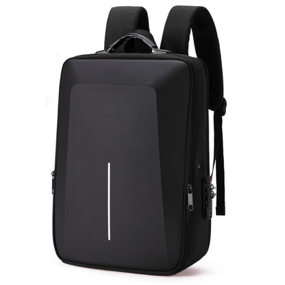 Hard Shell Backpack Alloy Frame Anti-Theft Computer Bag For Men, Color: 8003 Black by buy2fix