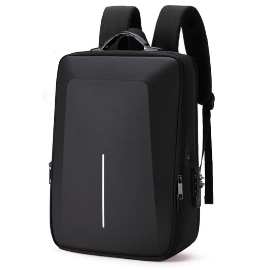 Hard Shell Backpack Alloy Frame Anti-Theft Computer Bag For Men, Color: 8003 Black by buy2fix