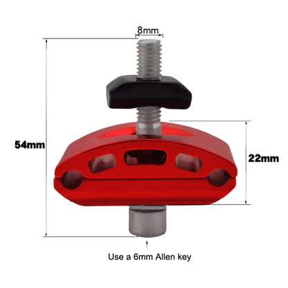 FMFXTR Bicycle Saddle Clamp Code Screw Connector(Double Rail Black) - Others by FMFXTR | Online Shopping UK | buy2fix