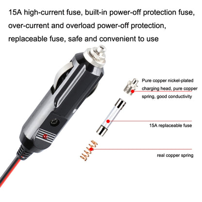 12-24V Car Cigarette Lighter Plug Extension Line, Cable Length 3.7m - Cigar Socket by buy2fix | Online Shopping UK | buy2fix