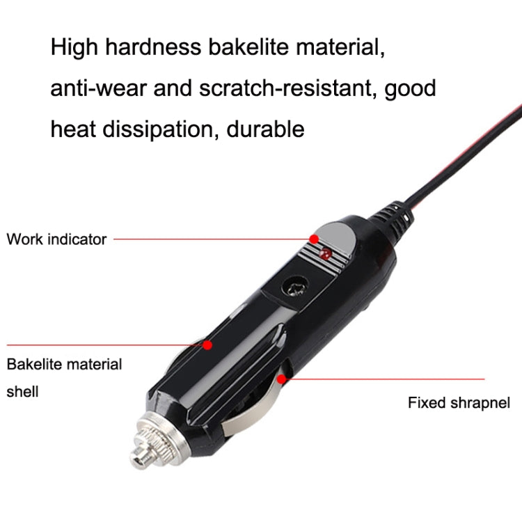 12-24V Car Cigarette Lighter Plug Extension Line, Cable Length 3.7m - Cigar Socket by buy2fix | Online Shopping UK | buy2fix