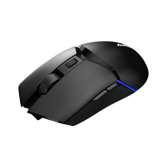 Ajazz I309Pro 1600 DPI 8 touches souris Bluetooth sans fil de jeu double mode (noir)